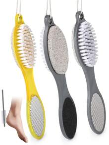 1/2pcs Foot Scrubber, Professional Pedicure Tool, Home Foot Care, Ergonomic Non-Slip Handle - Multicolor - View 6