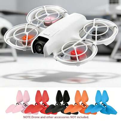 [2016S 螺旋桨] 适用于迷你口袋无人机的兼容替换桨叶 | 耐用PC材质，5种颜色可选，轻巧遥控玩具配件（不含无人机）