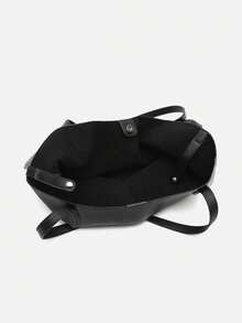 Misako Women Top Handle Bags - Black - View 7