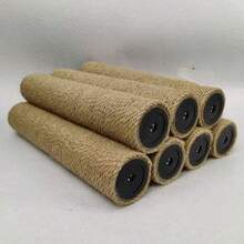 Poste rascador de cuerda de sisal, multifuncional, en varios tamaños, reemplazo de poste para árbol de gato, poste rascador vertical de gato de repuesto - Multicolor - Ver 4