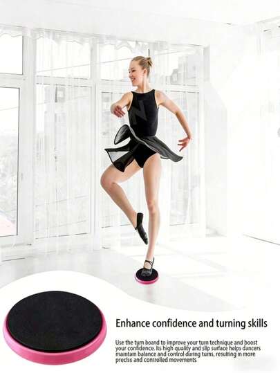 Ballet Spin Board/Turntable, Dance Equipment With Non-Slip Surface, Suitable For Cheerleaders, Dancers And Gymnasts. Portable Training Device For Ballet/Yoga/Fitness.