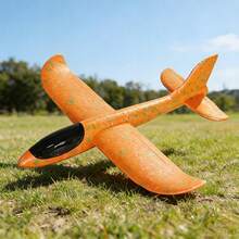 Avión planeador de espuma grande de 34 cm, juguete volador de lanzamiento manual flexible, 2 modos de vuelo (acrobacia y recto), juguete resistente a choques para exteriores adecuado para niños y niñas, regalo de cumpleaños - Multicolor - Ver 15
