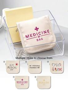 Túi đựng thuốc mini di động, túi sơ cứu đa năng với những câu nói y tế hài hước, hộp đựng thuốc và băng gạc nhỏ gọn tiện dụng khi đi du lịch, lý tưởng cho du lịch, sử dụng hàng ngày và trường hợp khẩn cấp, phù hợp cho người lớn, học sinh và chủ nuôi thú cưng, hoàn hảo cho lễ Phục sinh, quà tặng du lịch và chuẩn bị cho trường hợp khẩn cấp, đa năng như túi y tế, hộp đựng thuốc và bộ sơ cứu. - Nhiều màu - Xem 7