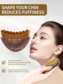 Bộ 2 món massage chăm sóc da mặt - Bàn chải massage dẫn lưu bạch huyết vùng mặt, bảng Gua Sha hình trái tim bằng thép không gỉ, bàn chải chà mặt khô, dụng cụ massage dẫn lưu bạch huyết vùng mặt, cằm và đường viền hàm, dụng cụ Gua Sha bằng thép không gỉ. - A - Xem 4