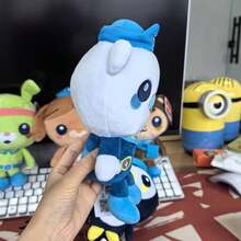 OCTONAUTS 新款海底小纵队20厘米毛绒玩具，包括维吉玛、藤壶、皮索、夸奇和特威克等动物造型，适合派对、生日、儿童、圣诞节等场合，是送给女孩的理想礼物。 - 彩色 - 查看 4