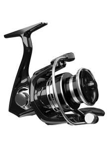 BILLINGS 1000-7000 Series Freshwater & Saltwater Spinning Reel, Max Drag 12kg, Anti-Reverse Function, 5.2:1 Gear Ratio, Foldable Handle For Easy Portability - Black - View 6