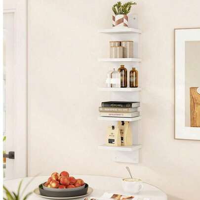 1 chiếc kệ treo tường trang trí, kệ sách, kệ trưng bày treo tường phong cách Boho Bắc Âu cho phòng ngủ, phòng khách, phòng ăn, nhà bếp, văn phòng, thích hợp để đựng cây nhỏ, tượng nhỏ, đồ chơi.