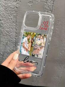 1 ốp lưng điện thoại in hình theo yêu cầu, ốp lưng điện thoại hình phồng không gian, ốp lưng điện thoại in hình cá nhân, ốp lưng điện thoại in tên hình trái tim theo yêu cầu, đáp ứng nhu cầu cá nhân hóa của khách hàng! Tương thích với Apple 17Air, 17promax, 11/12/13/14/15/16/PROMAX, /A13/A14/A15/A53/A54/A55/S23/S23ultra/S24ultra/S24/S25/GalaxyS26/S26PLUS/S26U, có thể dùng làm quà tặng và sử dụng hàng ngày, phụ kiện điện thoại, lựa chọn theo mùa, ốp lưng điện thoại cá nhân hóa thời trang, dành cho bạn trai, bạn gái, gia đình, bạn bè, ông bà, các cặp đôi, kỷ niệm, sinh nhật. - Trong sáng - Xem 4