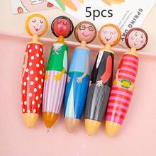 5/3 chiếc bút bi hình búp bê nhân vật phản diện hoạt hình ngẫu nhiên, bút bi hình búp bê mực xanh, bút bi hình búp bê - Phong cách ngẫu nhiên - Xem 8