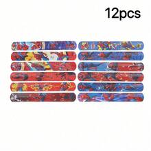 Bộ 12 vòng tay/vòng đeo cổ tay hình các nhân vật siêu anh hùng, thích hợp cho các hoạt động giải trí hàng ngày, tiệc tùng, kỷ niệm, sinh nhật, làm quà tặng, các buổi tiệc và quà tốt nghiệp. - Nhiều màu - Xem 11