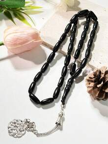 1 pieza Cuentas de oración musulmanas de 33 cuentas, Elegante y suave Tasbih de mano con color refrescante - Multicolor - Ver 3