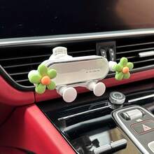 Giá đỡ điện thoại gắn gương chiếu hậu hình hoa có thể điều chỉnh mới - Dễ thương, dễ lắp đặt, giá đỡ điện thoại gắn vào cửa gió điều hòa, có thể tháo rời, có thể giặt, bền, vừa khít với mọi loại xe và đáng tin cậy. - Giá đỡ điện thoại hình hoa - Xem 3