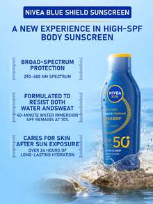 Kem chống nắng dưỡng ẩm Nivea, Chăm sóc chống nắng chuyên nghiệp, Lớp nền lì, SPF50+ PA+++, Kết cấu nhẹ, thoáng khí, Lâu trôi 8 tiếng, Không nhờn rít, Bảo vệ 3D tiên tiến, Chống lão hóa do ánh nắng, Kiểm soát dầu, Phù hợp cho da nhạy cảm, Kết cấu kiềm dầu | Chứa chiết xuất thực vật chống lão hóa - Sữa chống nắng trong suốt và bảo vệ da 75ml - Xem 4