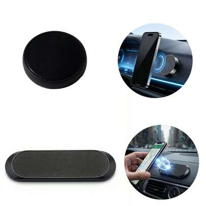 Rectangular/Round MagSafe Magnetic Phone Holder, Suitable For Various Scenarios, With Extremely Strong Magnetic Force To Securely Hold Phones And Keys, Won't Damage Surfaces, Applicable For Office/Kitchen/Car/Home/Bedside, Multi-Angle Adjustable