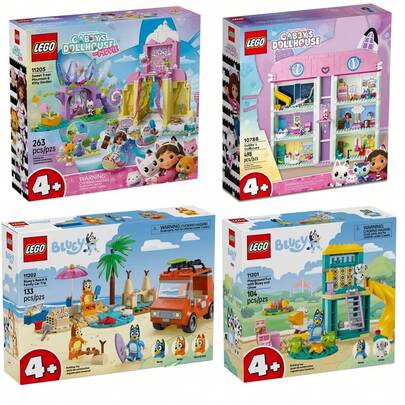  Bộ đồ chơi xây nhà búp bê LEGO Gabby & Blvey dành cho bé gái và bé trai - Đồ chơi nhập vai, Độ tuổi 6+ - Ý tưởng quà tặng sinh nhật