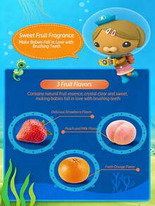 colgate Strawberry Flavored Children's Toothpaste, Sweet Fruity Taste With Easy Foaming, Low Fluoride Anti-Cavity, Strengthens Enamel, Freshens Breath, Protects Milk And Permanent Teeth, Prevents Tooth Surface Damage - Strawberry Flavor - View 4