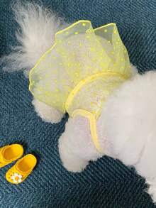 春夏透气网眼连衣裙，适合小型犬猫，例如贵宾犬、比熊犬、博美犬等。 - 彩色 - 查看 23