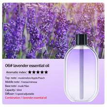 Automatic Aroma Diffuser With Night Light - 5 Mist Modes, Digital Display, Suitable For Home Decor, Bedroom And Office Essential Oil Diffuser - 白色 - 查看 11