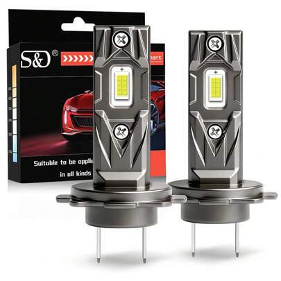  S&D H7 LED Lights Bulbs 25000LM 70W Lights H7 LED Headlight Canbus Car Headlight Fog Lamps Auto Headlamp 6000K 12V