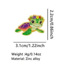 Ghim cài áo hình động vật dễ thương: Mèo, Cáo, Bướm, Gấu trúc, Cây thông, Ghim cài ve áo, Huy hiệu cài áo, Phụ kiện quần áo, Trang sức thời trang, Quà tặng - Vàng - Xem 27