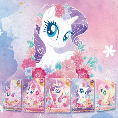 Hasbro My Little Pony Luna Moon Pack Series Collector's Card Set, Suitable For Room Decoration And Desktop Ornaments - Card Designs Are Random.