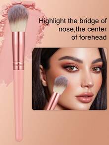46PCS Makeup Tools Set Including:30PCS Makeup Brush Set+1pc Storage Bucket+3PCS Mini Makeup Sponges+3PCS Mini Air Cushion Powder Puffs+3PCS Triangle Powder Puffs+3PCS Makeup Sponges+3PCS Hand Bowl Strap+1pc Hairband,All-In-One & Beginner-Friendly | Travel-Ready & Gift-Ready | Perfect For Newbies/Her - Pink - View 8