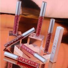 CAKAILA 11# Matte Liquid Lipstick Is Your Must-Have For Velvety, Long-Lasting Lip Looks. This Waterproof, Non-Sticky Formula Delivers Rich, Highly-Pigmented Color That Stays Put All Day, Resisting Smudging, Fading, And Transfer-Perfect For Daily Wear, Meals, Or Nights Out. The Creamy Texture Glides On Smoothly, Drying To A Soft, Matte Finish Without Drying Out Lips, While The Sleek Tube Design Makes Application Precise And Easy. Cruelty-Free And Available In Versatile Shades (Like The Deep Mauve Shown In Shade 11#), It's Ideal For Makeup Beginners And Pros Alike. Elevate Your Lip Game With This Affordable, Essential Cosmetic That Delivers Salon-Quality Results At Home. - 11# - 查看 5