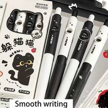 1 chiếc - Bút vẽ hình gấu Kaba trốn tìm - Bút thi khô nhanh, chất lượng cao dành cho học sinh, có khả năng biến đổi khuôn mặt hoạt hình, cọ vẽ màu đen / Bút vẽ hình mèo dễ thương, vui nhộn, có thể thay đổi khuôn mặt với kiểu vẽ sáng tạo theo phong cách... - Chuồng trốn tìm - Xem 10