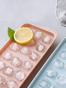 Ice Ball Mold, Fridge Freeze Tray With Lid, DIY Round Ice Balls, Plastic Maker - Multicolor - View 5
