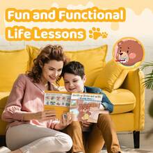 Daily Life Skills Story Series – 10 Habits & Social Skills Learning Collection, Build Confidence, Manners & Independence Through Fun Reading - Buddy Bear Series - View 9