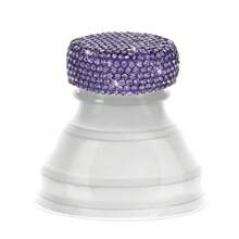 1pc Sparkling Beverage Dust Cover, Rhinestone Soda Can Sealing Lid, Flip-Top Drink Protector, Leak-Proof & Reusable - View 10