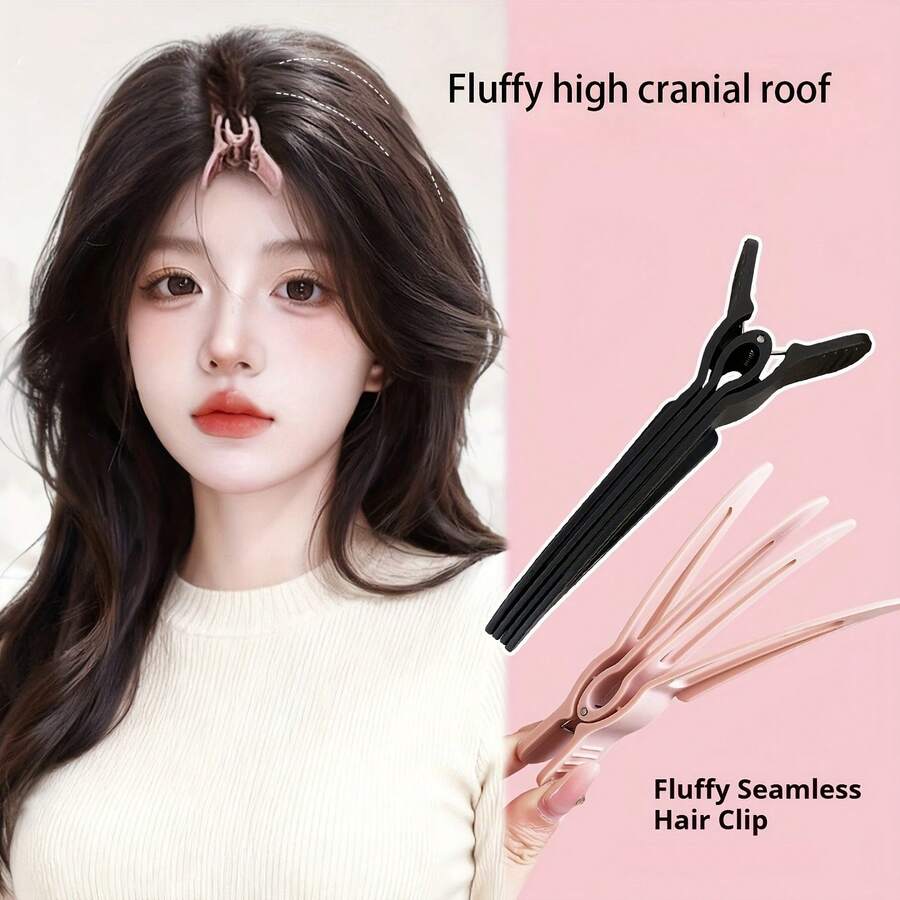 Volumen & Höhe Haarwurzel-Lift Haarclip - Kunststoff-Stylingclip ohne Markierung für Pony, Volumen, Höhe, Pony, rutschfester Haarstyler für normale Haartypen - einfach zu bedienen für langes und kurzes Haar, Haarklammern, Festival, Party