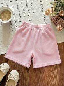 Bộ 2 chiếc quần short mùa hè dễ thương, thoải mái cho bé gái. - Nhiều màu - Xem 2