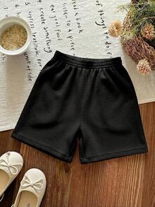 Bộ 2 chiếc quần short mùa hè dễ thương, thoải mái cho bé gái. - Nhiều màu - Xem 3