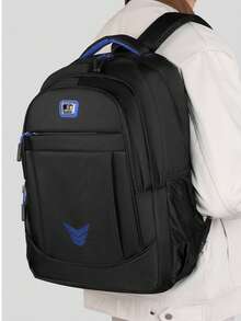 Ba lô nam thời trang thường ngày dung tích lớn, túi đựng laptop cho học sinh, túi du lịch ngoài trời, túi đi làm. - Chữ ký - Xem 6