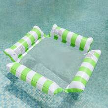1pc Adult Inflatable Pool Hammock, Summer Swimming Pool & Beach Party Accessory, Ideal For Pool Vacation & Relaxation, Pool Inflatable, Beach Essentials, Pool Float - Multicolor - View 15