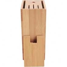 Bloque de Cuchillo de bambú de  - Soporte de Cuchillo de Cocina Ventilado, Soporte de Cuchillo Antimicrobiano, Estante de Cuchillo Inclinado para Cuchillos de Chef y Utensilios de Cocina,44575239 - Multicolor - Ver 6