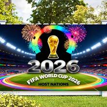 Arazzo decorativo per i Mondiali di calcio, Arazzo per i Mondiali di calcio 2023 | Tappezzeria in poliestere da appendere alla parete, ideale per camera da letto, soggiorno, cucina e ufficio, perfetto per compleanni, Natale, Festa del papà e varie feste, arazzo da appendere per stanze sportive, decorazione per stanze di tifosi, arte murale per interni, opera d'arte a tema calcio, arte murale per uffici. - z1 - Visualizzare 9