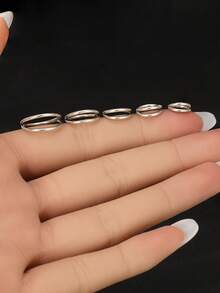 1 chiếc khuyên mũi đôi bằng thép titan 16G/Khuyên tai dạng vòng gập/Khuyên tai vành tai/Khuyên tai daith/Khuyên tai helix/Khuyên tai conch/Khuyên tai sụn/Khuyên tai tối giản - Nhiều màu - Xem 2