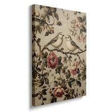 1 bức tranh canvas cổ điển có khung/không khung, họa tiết chim chóc, thực vật, tình yêu, hoa lá, động vật, cặp đôi, lãng mạn, phong cách Cottagecore, tranh treo tường trang trí nhà nông thôn, lối vào, hành lang, tối giản, mộc mạc cho căn hộ, phòng khách, phòng ngủ, trang trí nhà hiện đại. - A - Xem 5