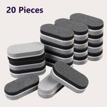 ART LALIC 10/20 piezas Mini bloque de pulido de uñas, archivos de esponja de doble color para pulir y lijar, herramienta de pedicura y manicura, suministros y accesorios para salón de acrílico y gel - Multicolor - Ver 13