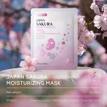 1/5/10PCS Sakura Collagen Essence Mask - Anti-Aging, Moisturizing, Whitening, Firming, Smoothing Fine Lines, Shrinking Pores, Brightening Skin Tone, Suitable For Summer, Christmas Gift Box, Can Be Used For Makeup And SPA - Multicolor - View 13
