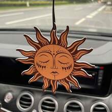 Bộ khuếch tán hương thơm gió biển Bahamas cho ô tô, kẹp khử mùi hình hoạt hình dùng cho cửa gió ô tô. - A - Xem 2