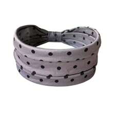 1条波点弹力发带，宽版简约运动发带，适合女性，可用于健身、瑜伽、骑行、海滩等场合，也是夏季沙滩装扮、旅行、生日等场合的理想配饰。 - 彩色 - 查看 15