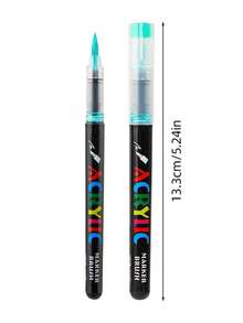 Bộ 12/24/36/48/60/80/120 bút dạ acrylic bơm trực tiếp, đầu mềm không lem mực, màu sắc rực rỡ, thích hợp vẽ graffiti và tô màu, mực khô nhanh, dung lượng lớn, lý tưởng cho học sinh, vẽ tranh, viết nhật ký và ghi chú. - Nhiều màu - Xem 6