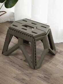 Klapphocker, tragbarer kleiner Kunststoff-Hocker, Outdoor-Angeln Camping Mazar Hocker, kleine Bank - mehrfarbig - Übersicht 9