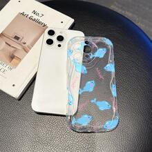 兼容 17、17 Pro、17 Pro Max、17 Air、16、15、14、13、12、11 / S26、S25、24、23、22 Ultra、A52、A53、A54、A55、A56、07、A17 / 防指纹、防震、防摔手机壳。时尚海景鱼纹透明米色手机保护套。奢华优雅的设计，是送给朋友、女孩、男孩的理想礼物。 - 無色 - 查看 9