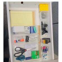 18/25/48/62pcs Clear Plastic Drawer Organizer Set, 4 Sizes Multifunctional Bathroom And Vanity Drawer Organizer Trays, Makeup, Kitchen And Office Storage Box  Decorations   Autumn Decor Festival Decor Room Decor Home Decor Fall Decor Bedroom Decor - 白色 - 查看 3