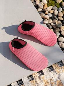 Giày đi biển cho trẻ em/trẻ nhỏ, giày bơi/lướt sóng nhanh khô họa tiết hoạt hình, giày tập đi dưới nước đế mềm mới cho mùa hè. - Màu Hồng Tươi - Xem 6