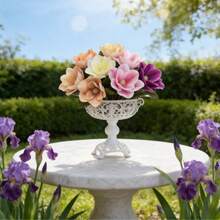 30 cm Fleur de magnolia artificielle décorative / Plusieurs couleurs disponibles / Ornement de fleur artificielle pour l'ameublement de la maison - Multicolore - Voir 3